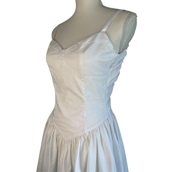 CAROLINE CONSTAS Orella Scoop Back Mini Dress in White X-Small New Womens - Picture 7 of 9